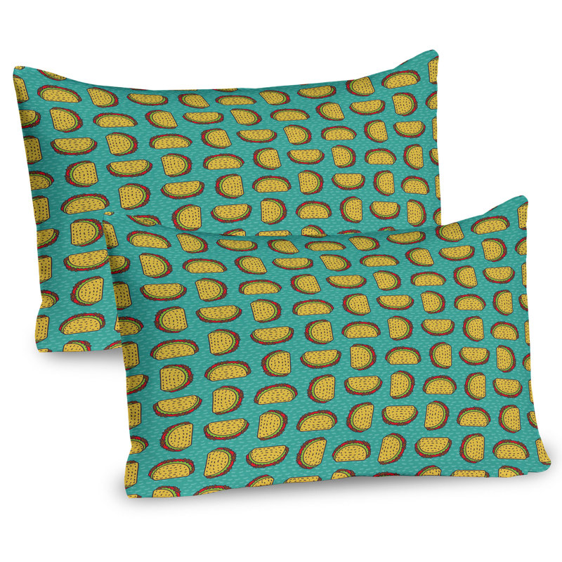 Ensemble de 2 taies décoratives taco Ambesonne, H 20 po x l 30 po