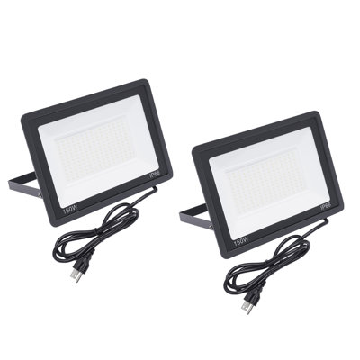 150 Watt LED Outdoor Security Flood Light 2 Pcs