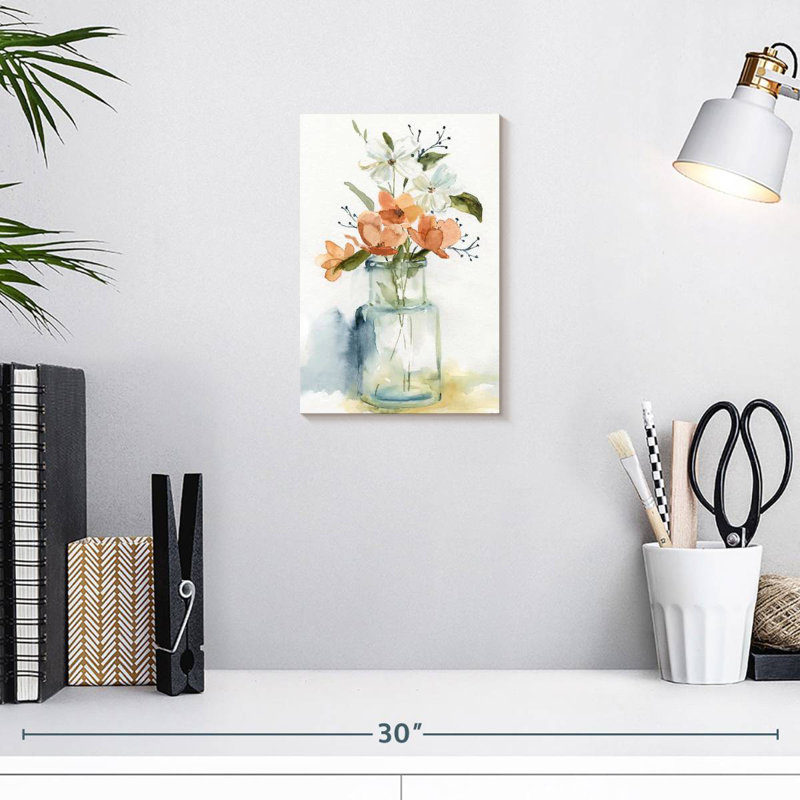 Harnek Simple Blossoms I, H 12 po x l 8 po