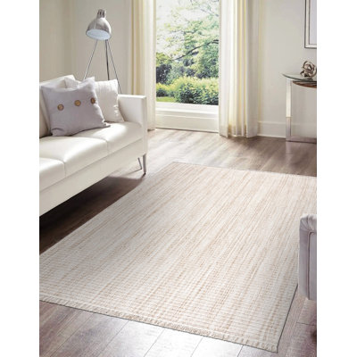 Hillengas Solid Colour Flatweave Area Rug