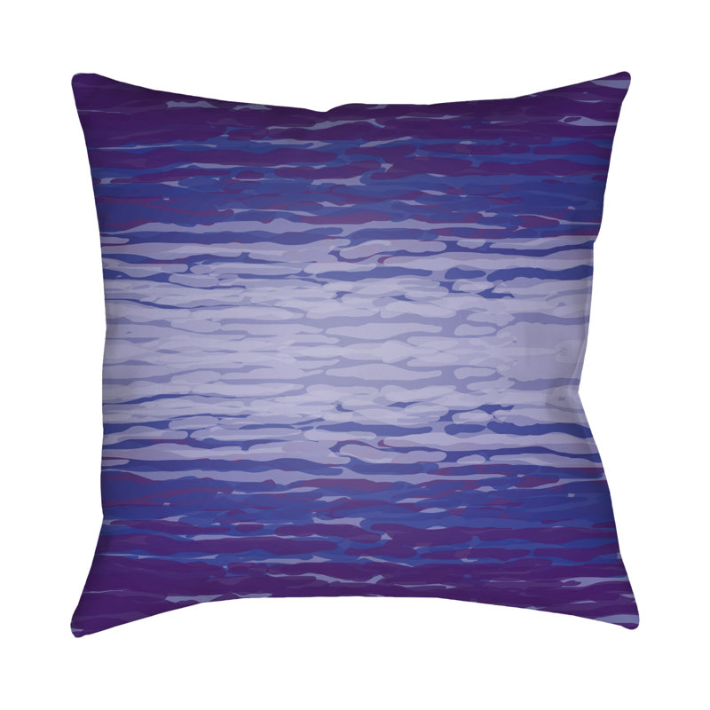 Textures Outdoor Throw Pillow, 18" H x 18" W x 4" D, Green