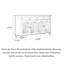 62.99" Tan Rectangular Solid Wood Sideboard