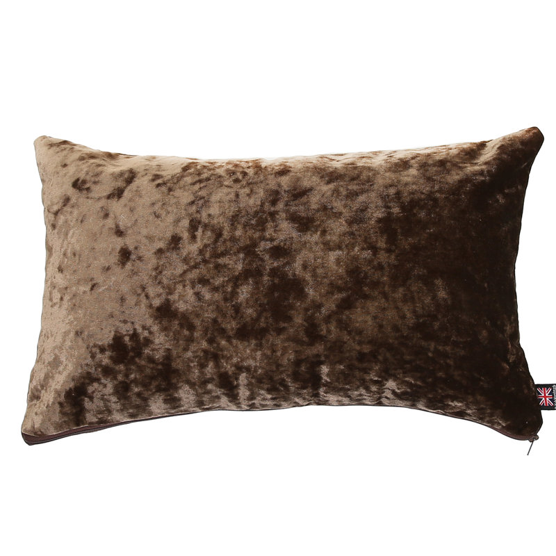 Rectangular Throw Cushion, Brown