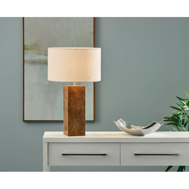 Grande lampe de table Frederick, H 23,25 po x l 14 po x P 14 po