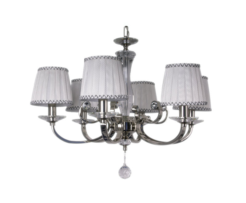 Brook Lane 6 - Light Shaded Chandelier