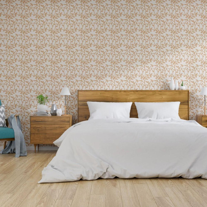 Rouleau de papier peint pelez et collez, L 126 po x l 24 po