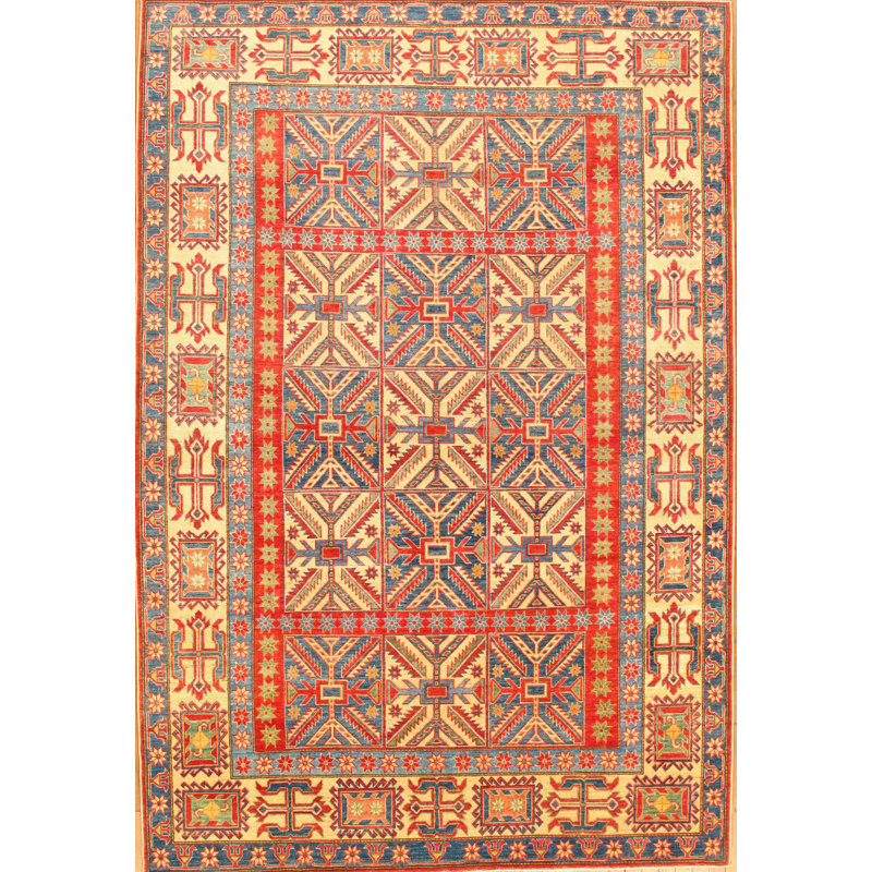 Kazak Wool Southwestern Area Rug
