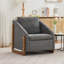 Fauteuil rembourré en tissu-171802889