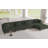 Michelyn 120.5"W 5 - Piece Corduroy Modular Sectional Sofa with Ottoman-625081130