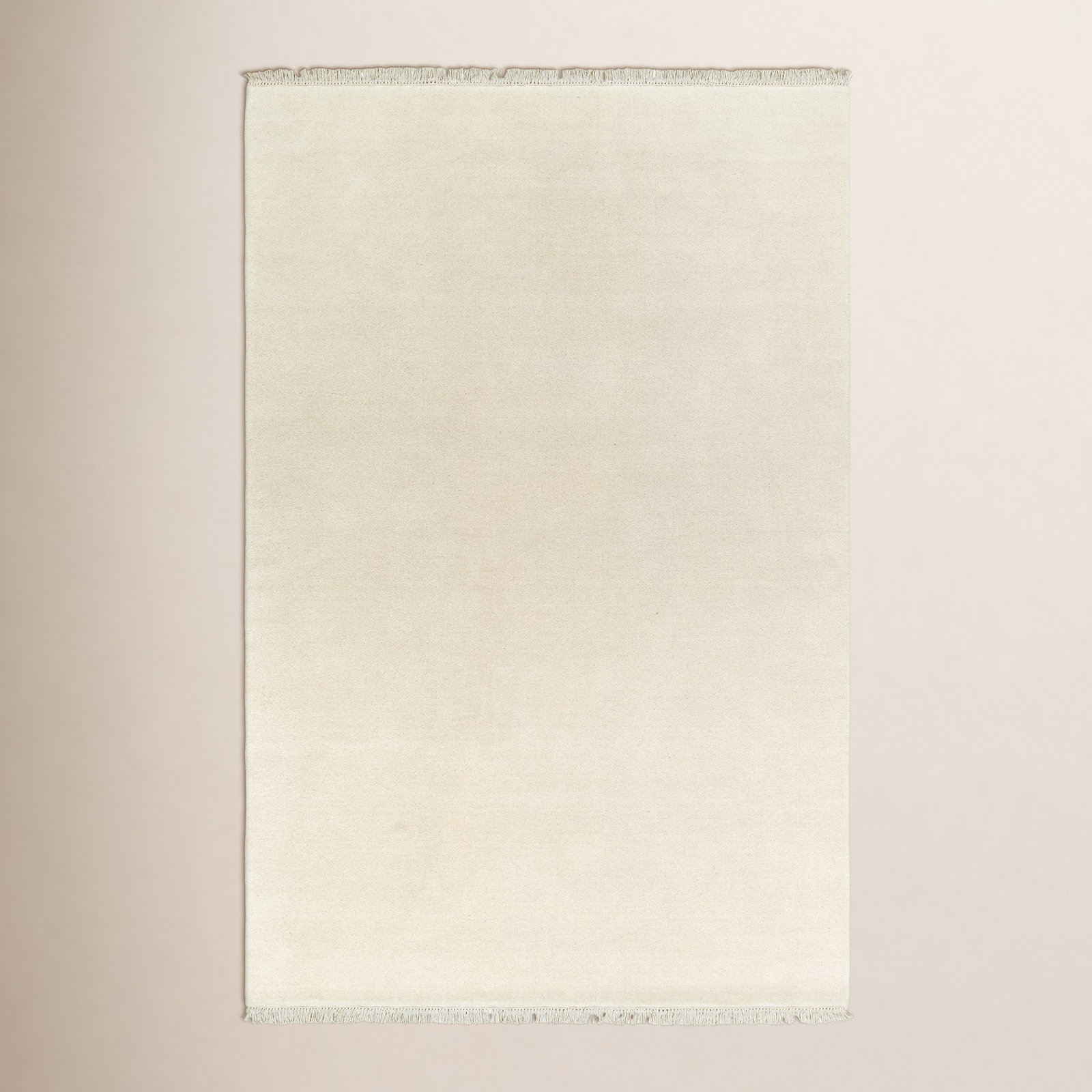 Clio Hand-Loomed Gray Wool Rug, Rectangle 6' x 9'