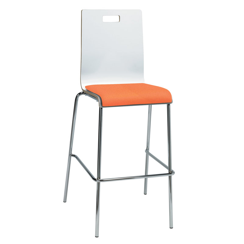 Tabouret 30 "Jive, Courge / blanc