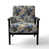 Cobalt Blue Cameo Trellis Victorian Pattern