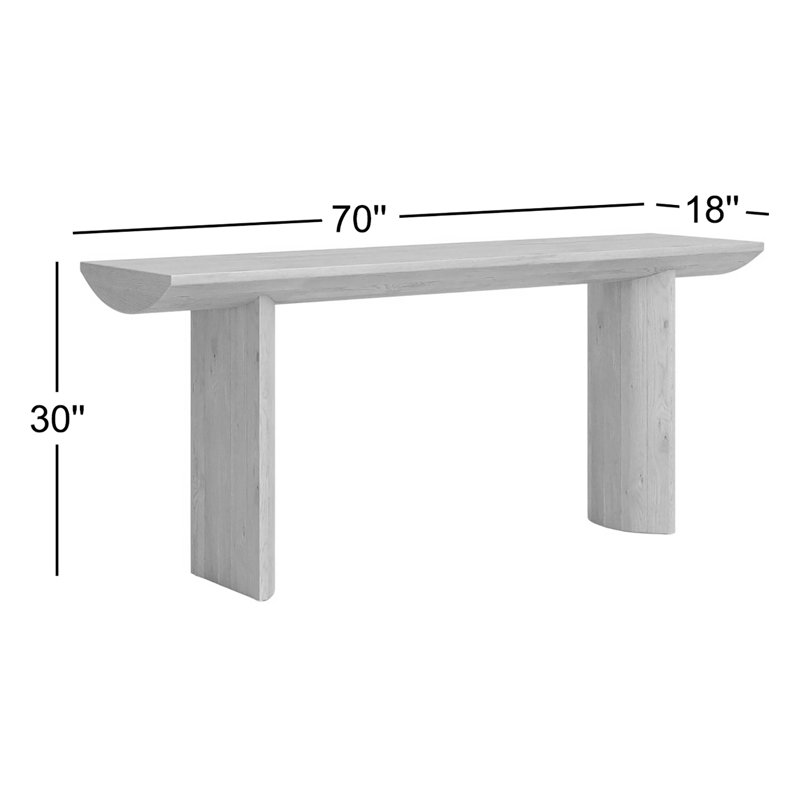 Pickford Console Table - Dusted Oak Veneer