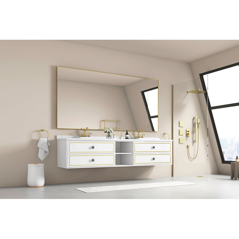 84 po X P 48 po Miroir de salle de bain H