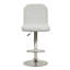 Tabouret de bar en similicuir noir-494749581