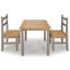 Aadhya 2 - Person Pine Solid Wood Dining Set