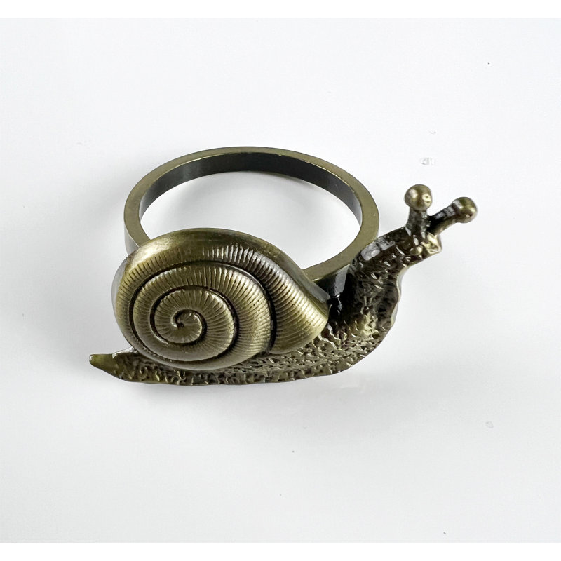 Metal Napkin Ring, Bronze