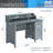 Classic Office Desk With Storage, Grey
