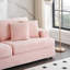 Causeuse, canapé rembourré avec 4 coussins décoratifs pour le salon, canapé rembourré pour l'intérieur-1780905219