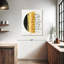 Couleurs abstraites de profil violet sur toile-529169277