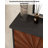 French retro-style simulated fire decorative electric fireplace