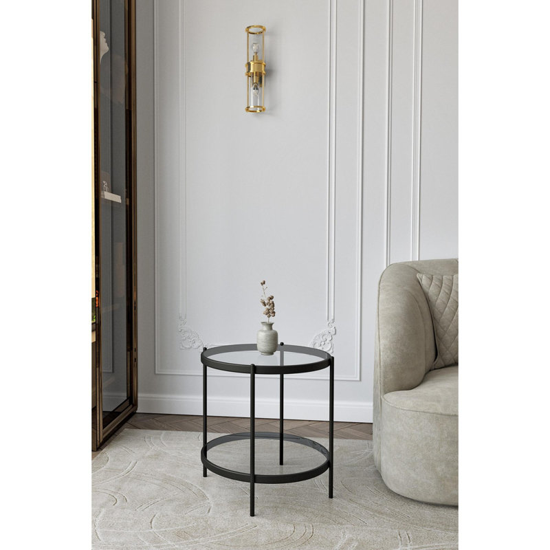 Siyan End Table, Transparent