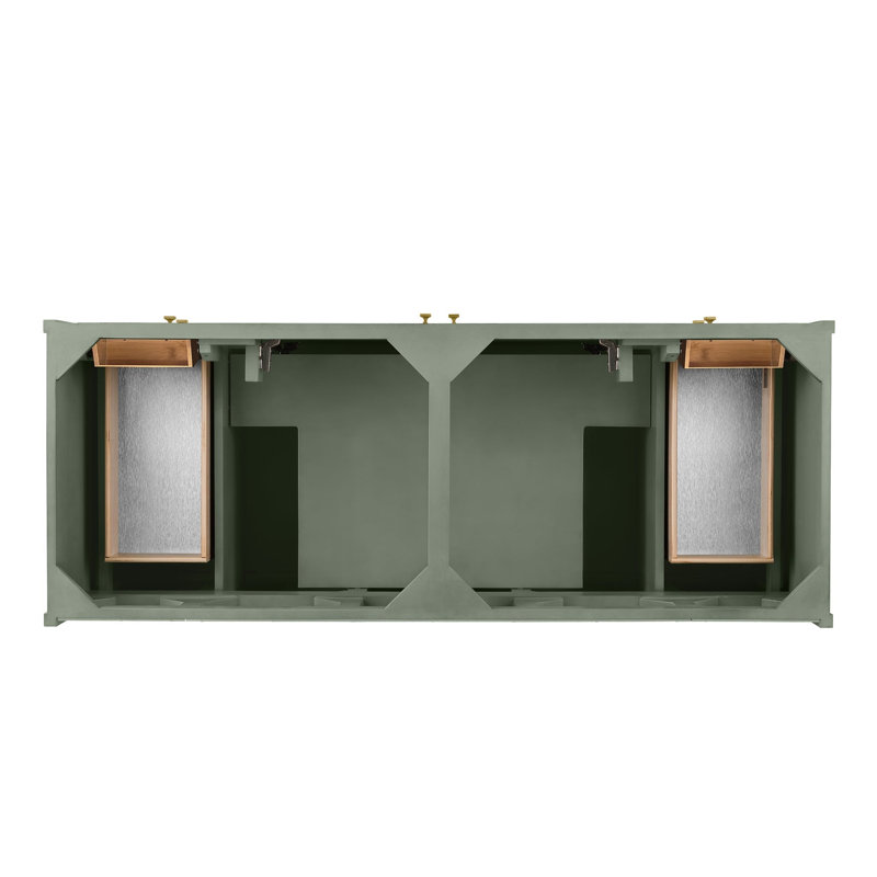 Chicago 60'' W Double Vanity, Smokey Celadon, Tajnar Eclos