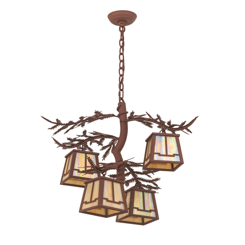 Rustic Lodge 4 - Light Chandelier