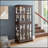 Versatile Antique Display Cabinet With Adjustable Shelves And Elegant Design For Home And Office-970910079