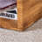 Modern Minimalist Wood color Hexagonal Coffee Table Set.Hexagonal MDF coffee table