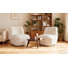 Cozy Modern Bouclé Swivel Lounge Accent Seating Chair