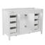 Meuble-lavabo 47 po sans lavabo, 2 portes, 8 tiroirs, fermeture classique, design classique-119464434