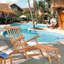 Titanic Outdoor Teak Chaise Lounge