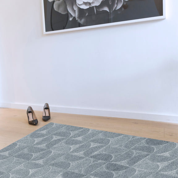 Ground Control Area Rug, Gray, Runner 2'7" x 13'1"
