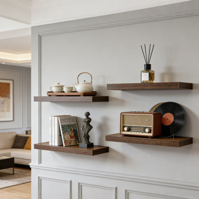 60cm W Composite Wall Mounted Shelving Unit