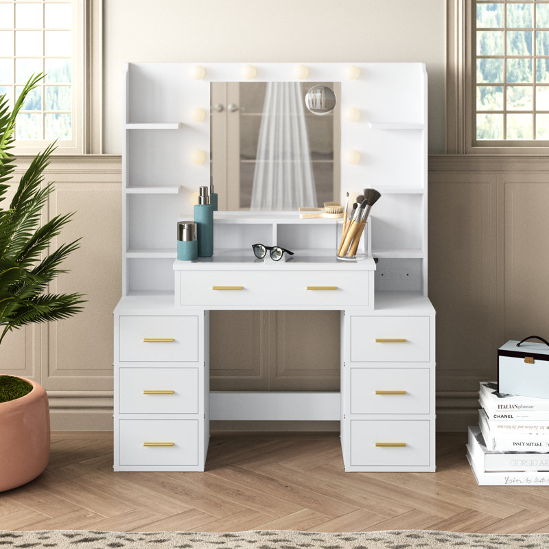 Brooklet Vanity, White