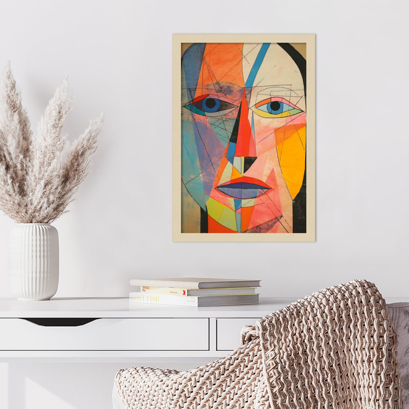 The Face by Treechild, Brown, 21" H x 15" W