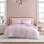 Ensemble de housse de couette réversible rose Betsey Johnson Wonderland