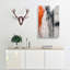 Paint Splashes in Abstract - Wrapped Canvas-55312628