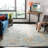 Riccio Abstract Blue/Beige/Orange Area Rug-1538313113