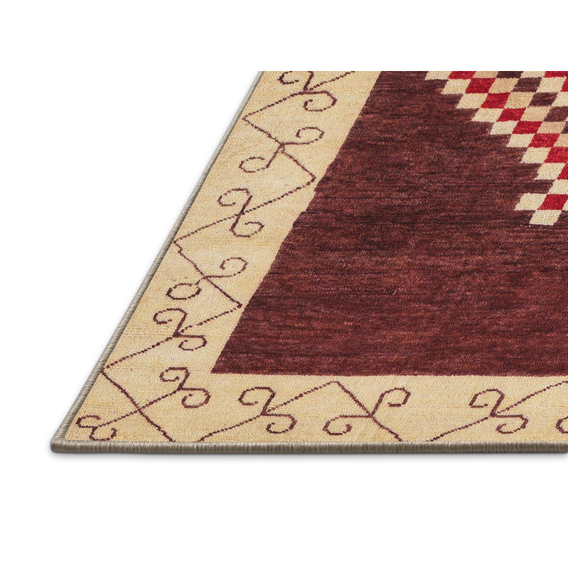 Abstract Multi Area Rug, Rectangle 5' x 7'