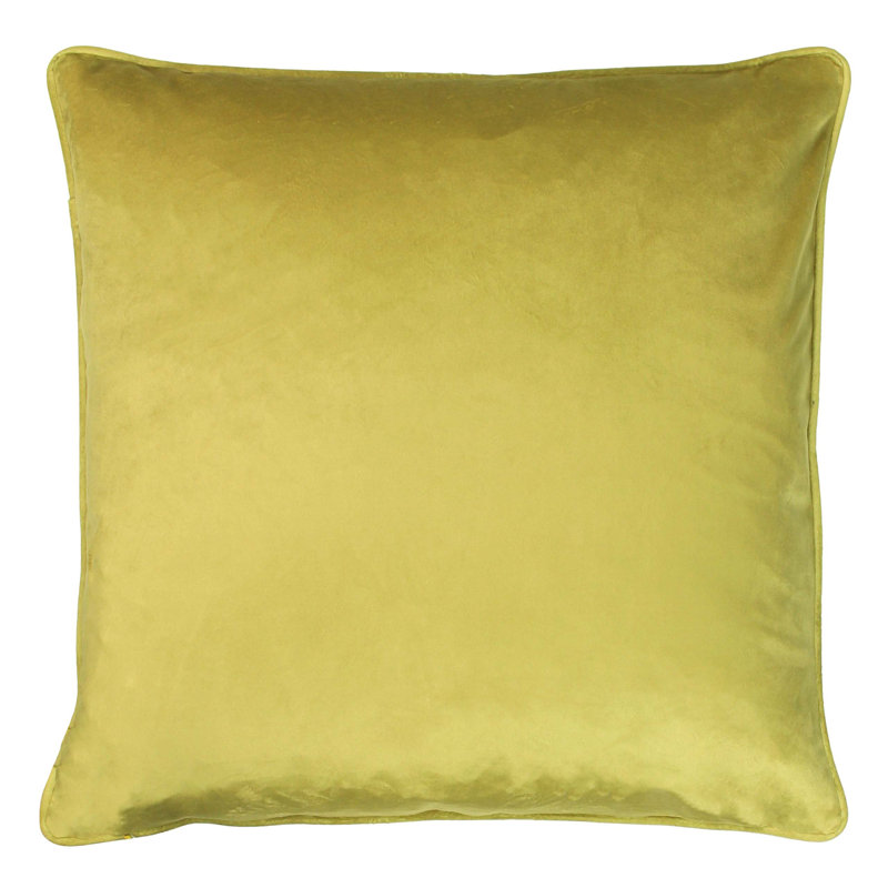 Square Throw Cushion, Chartreuse