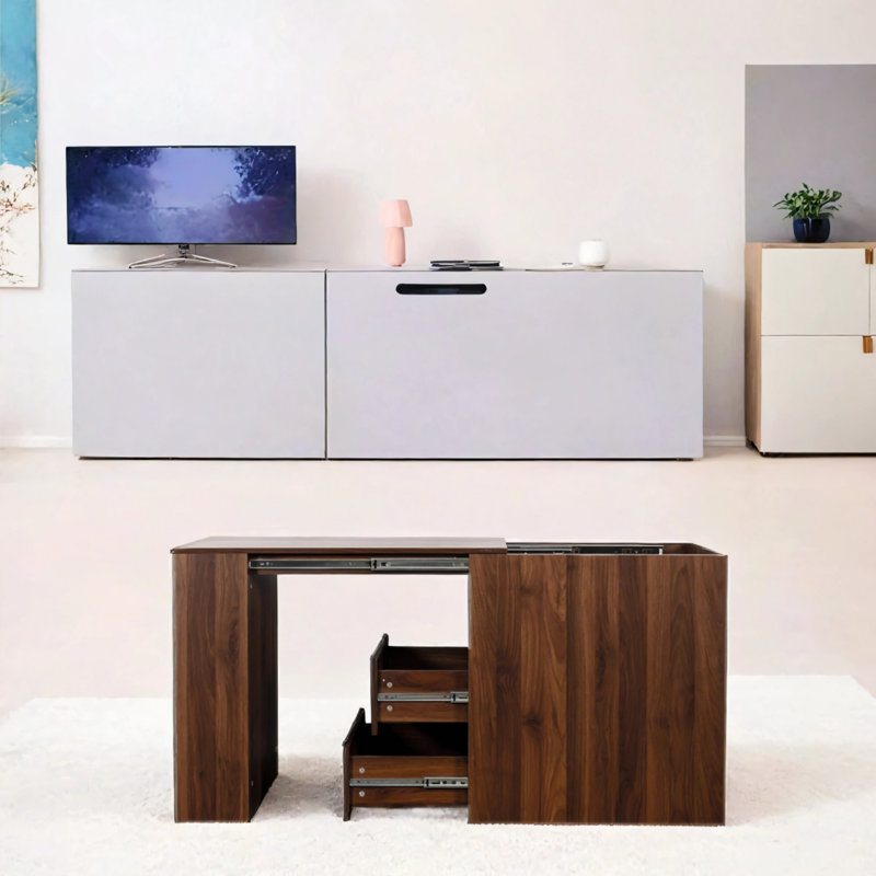 Computer Desk With Extendable Tabletop