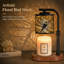Lampe de bougie chauffe-bougie avec minuterie libellule électrique
