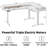 Ilean Adjustable L-Shaped Standing Desk-1020521460