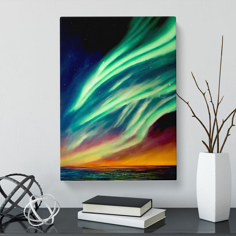 CAN-V0523-1590X Northern Lights Vol.8 - Wrapped Canvas Print, 50cm H x 35cm W x 3cm D