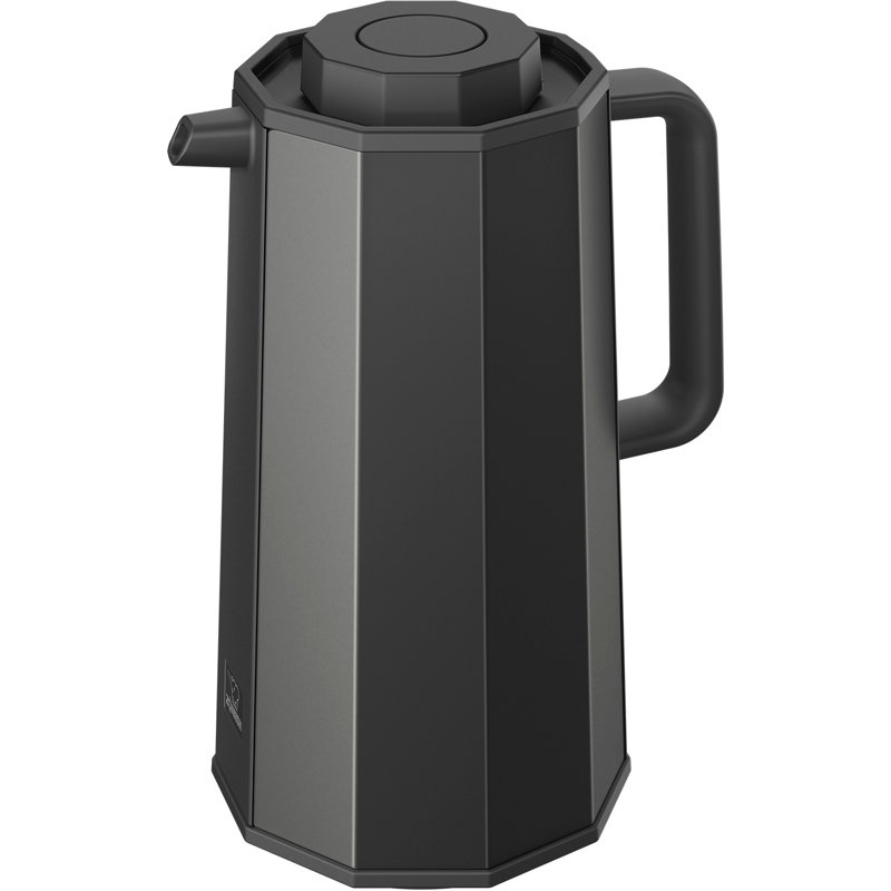 Carafe à vide en verre 34 oz., Noir