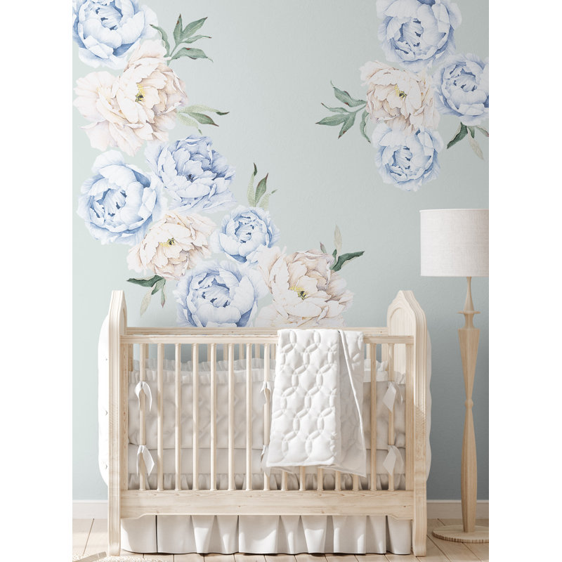 Peony Flower Wall Stickers Large Set