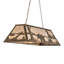 Luminaire suspendu linéaire pour table de billard 9 lumières Old Forge-16183492