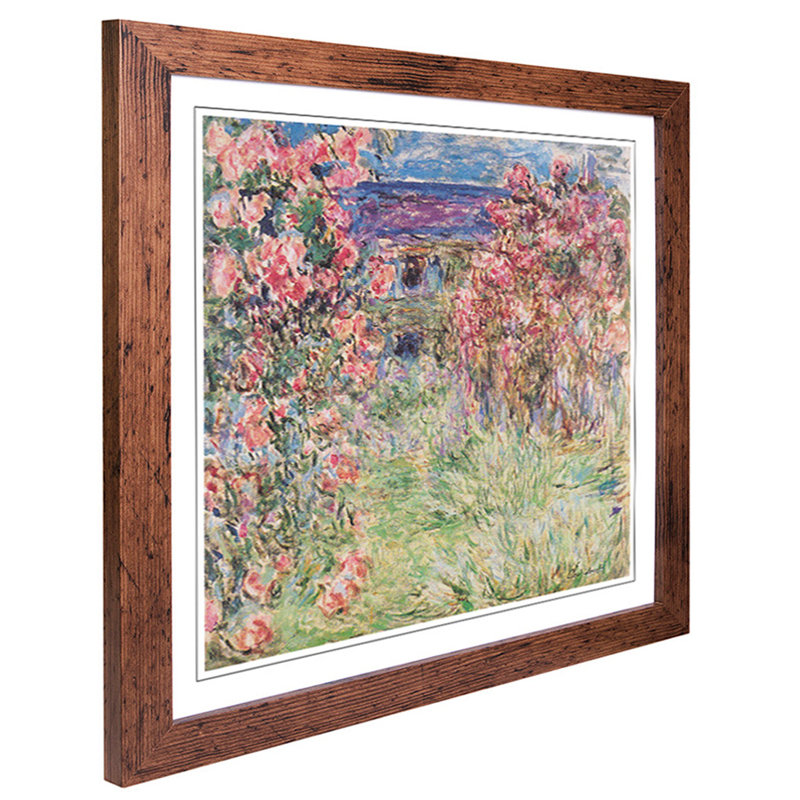 Claude Monet - Single Picture Frame Painting, Walnut